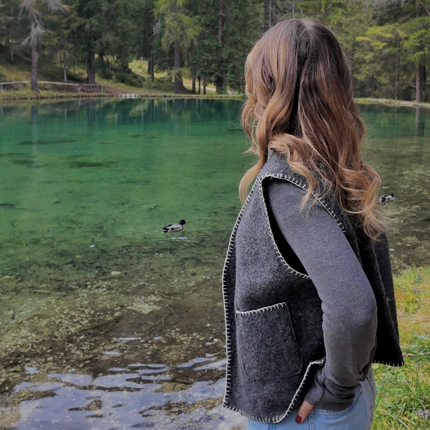 Gilet Lana Grigio