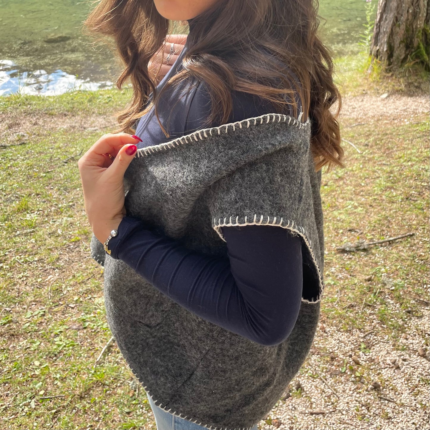 Gilet Lana Grigio