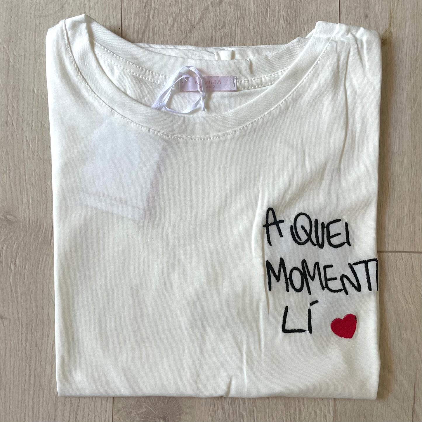 T-shirt Ricamata