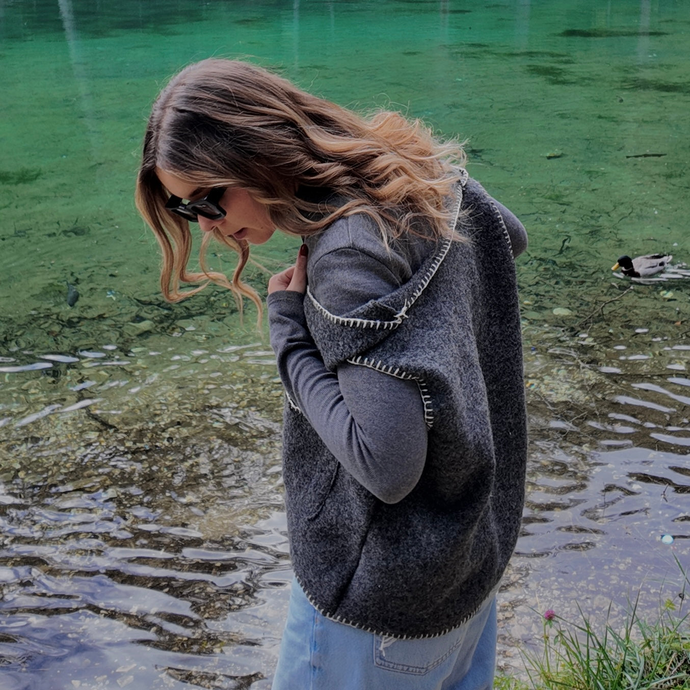 Gilet Lana Grigio