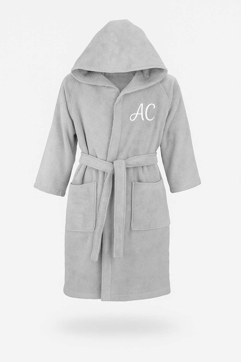 Personalized bathrobe with embroidery