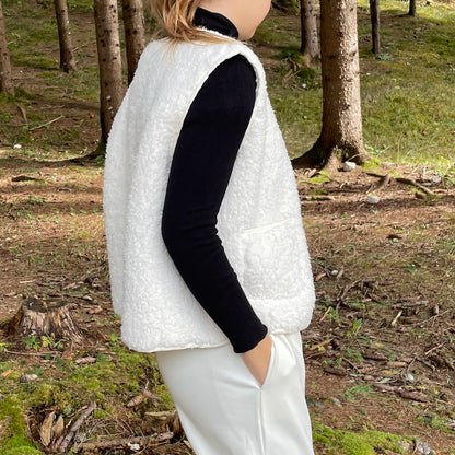 Synthetic fur vest