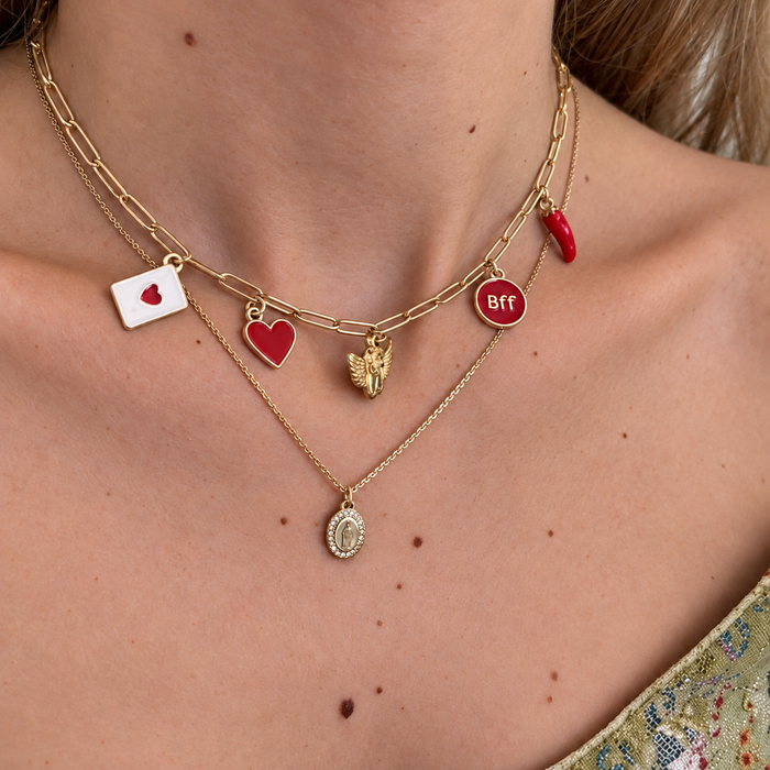 Collana Argento Personalizzata con Anelli