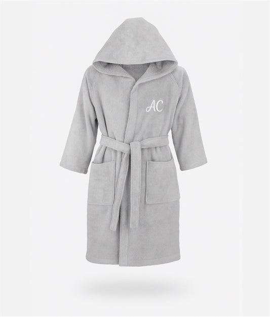 Accappatoio in 100% Cotone Personalizzato con Ricamo