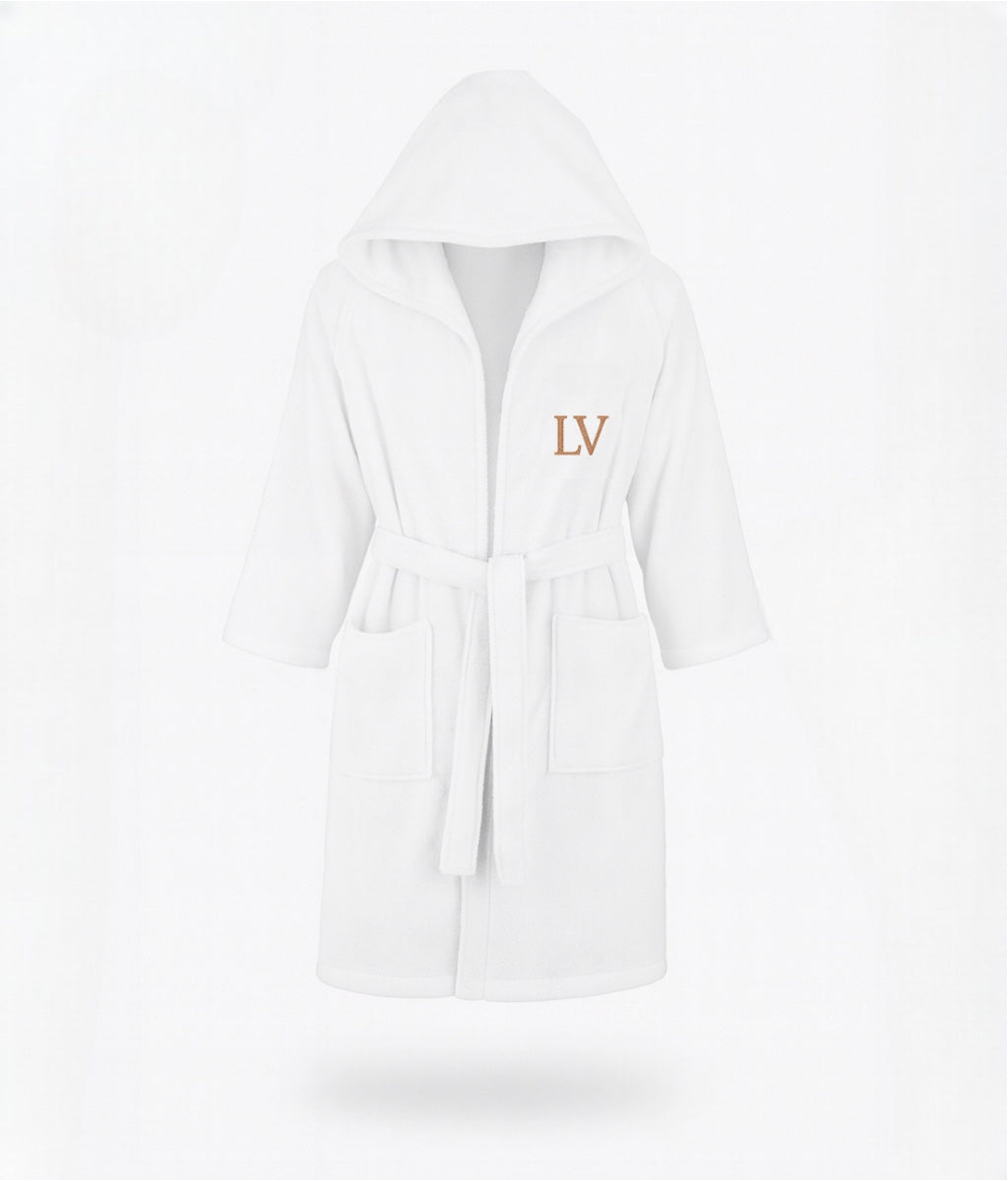 Accappatoio in 100% Cotone Personalizzato con Ricamo