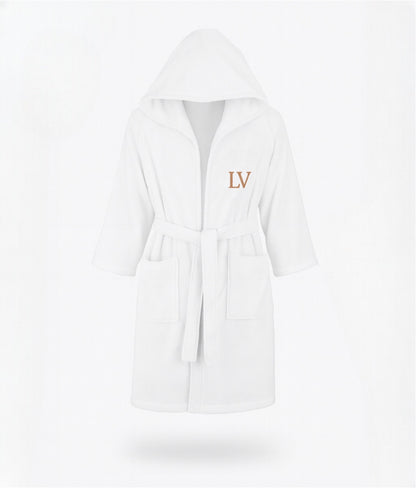 Accappatoio in 100% Cotone Personalizzato con Ricamo