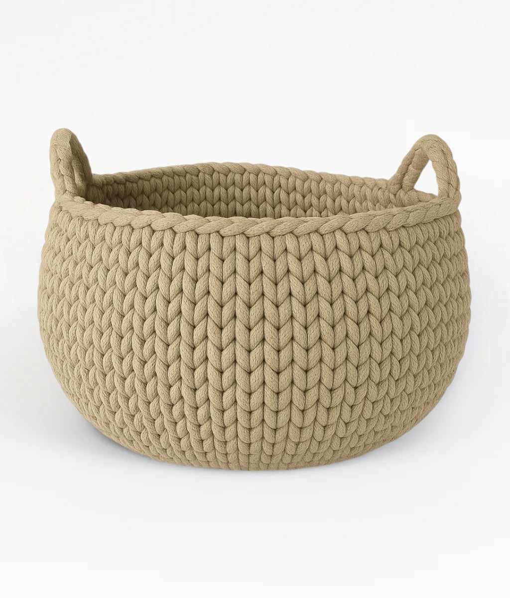 High Crochet Basket