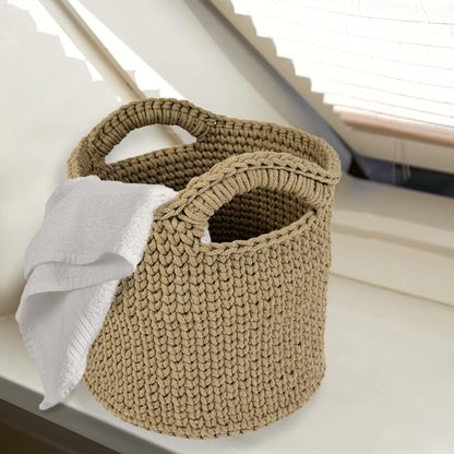 Cesta all'uncinetto